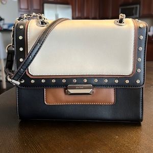 BCBG 4 tone studded crossbody bag with chain strap